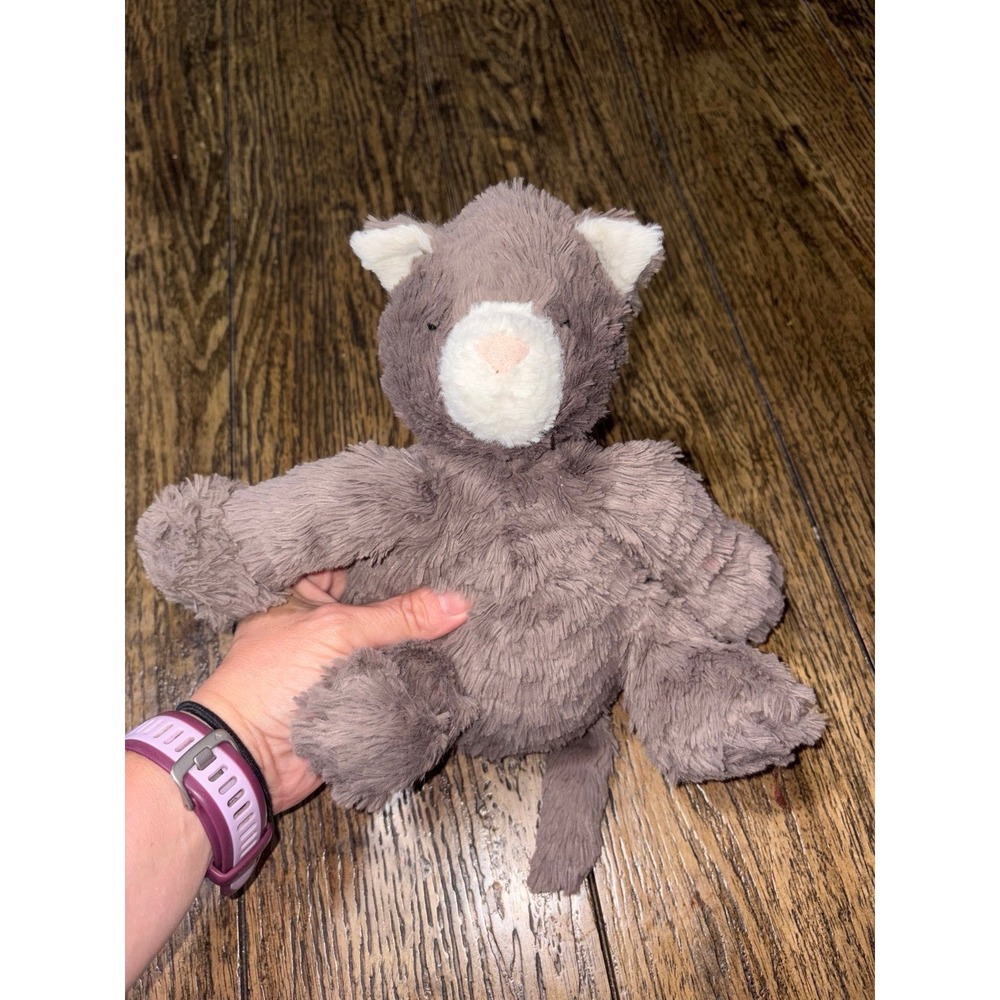 Jellycat - Fuddlewuddle Cat - Medium Plush Soft Toy 8" Retired Brown Kitty